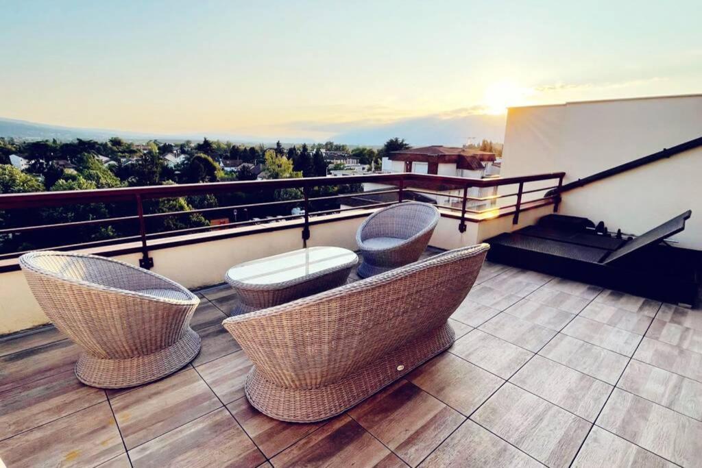 Ferienwohnung Le Vendome - Loft De Luxe Geneve Gaillard Exterior foto