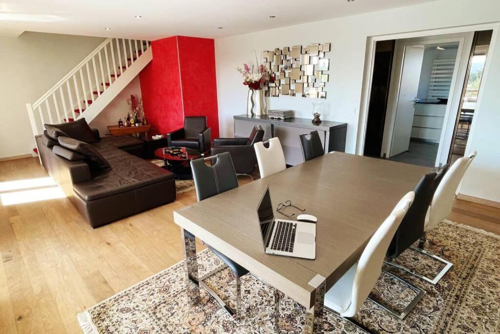 Ferienwohnung Le Vendome - Loft De Luxe Geneve Gaillard Exterior foto